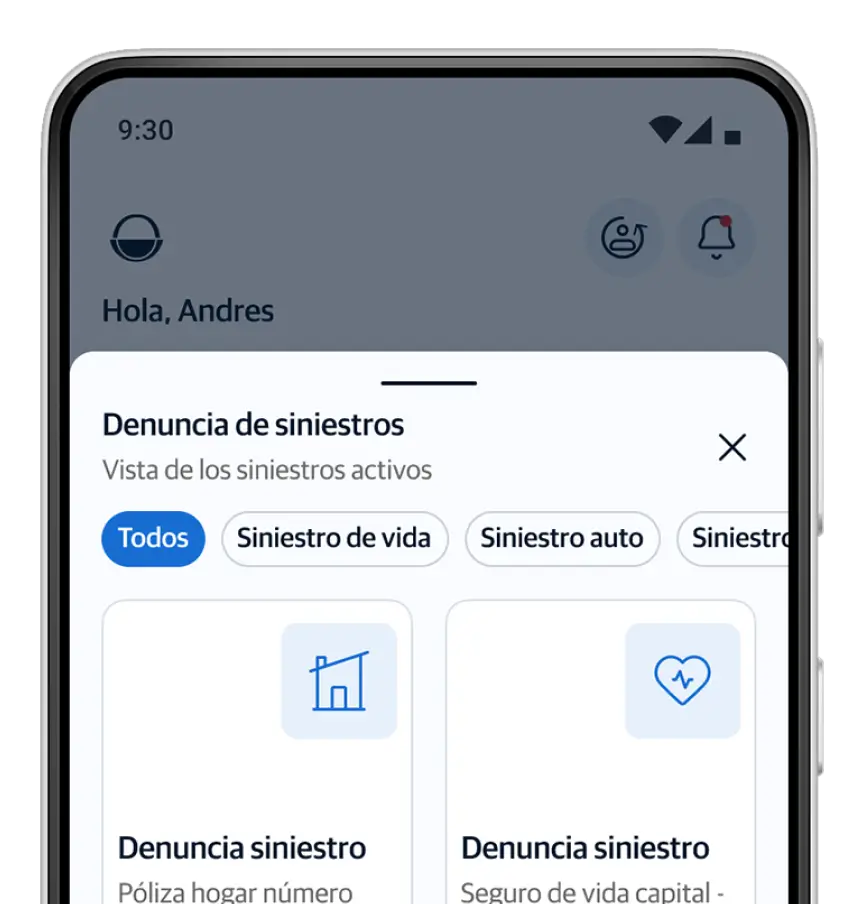 Formulario de denuncia de siniestros